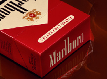 Marlboro - Pack and below the line